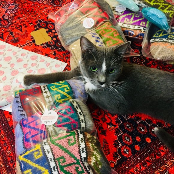 HAND KNITTED SOCKS Christmas Gift For Loved Ones Warm Soft Hand-Made Super Cool - Picture 7 of 7